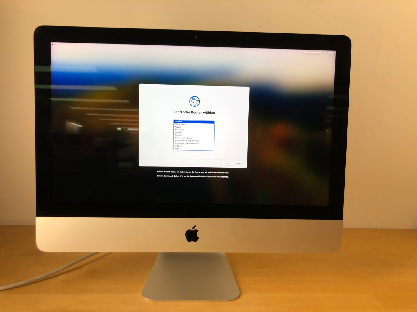 Apple iMac 21.5 Silber günstig gebraucht kaufen