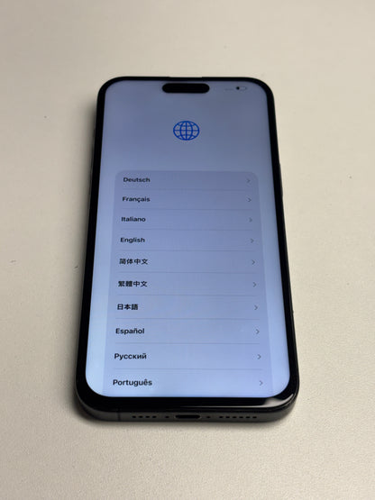 Apple iPhone 15 Pro Max Titan Schwarz günstig gebraucht kaufen