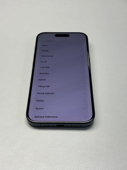 Apple iPhone 15 Pro Titan Blau günstig gebraucht kaufen