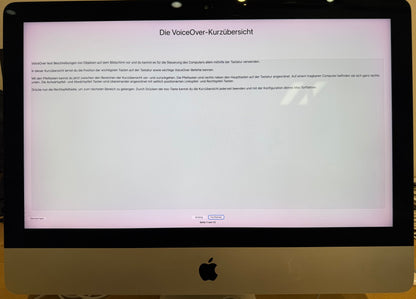 Apple iMac 21.5 Silber günstig gebraucht kaufen