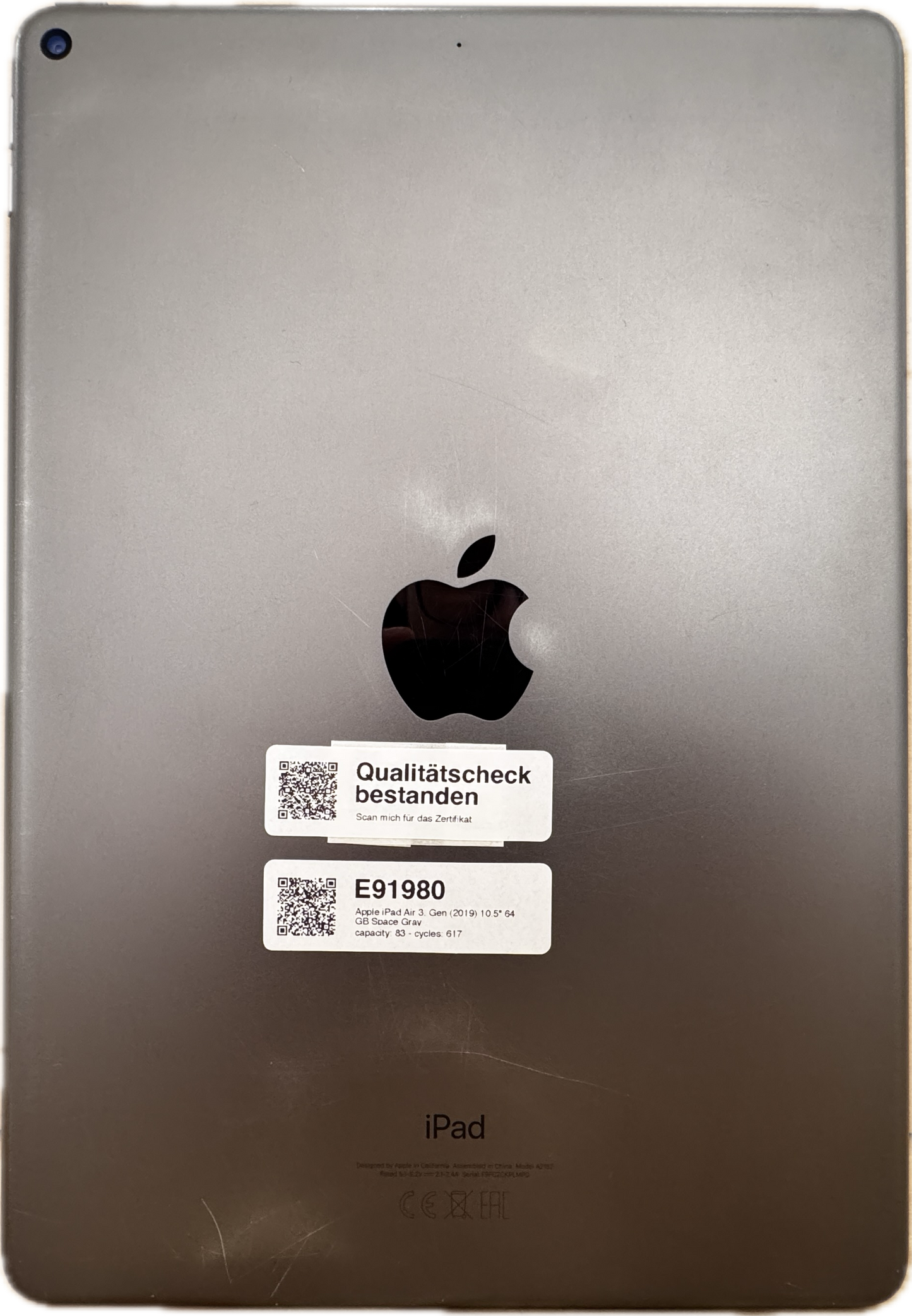 Apple iPad Air (2019) Space Gray günstig gebraucht kaufen