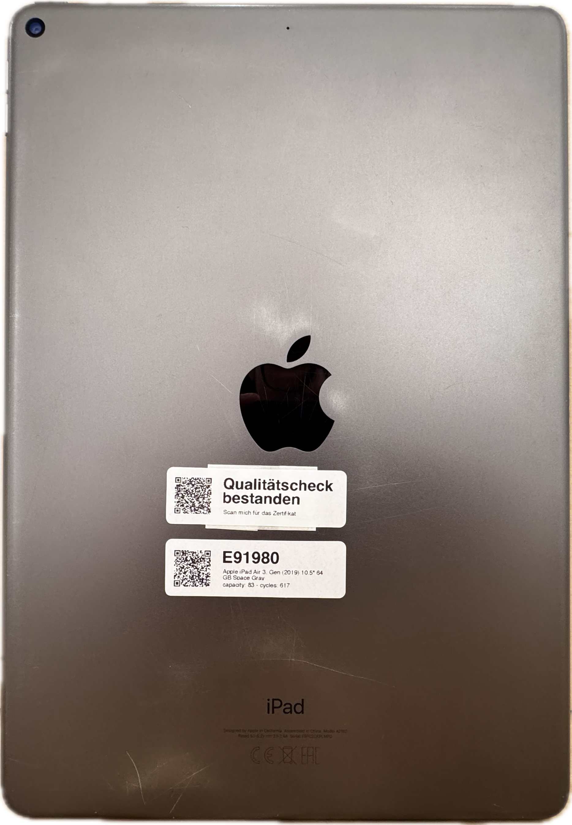 Apple iPad Air (2019) Space Gray günstig gebraucht kaufen