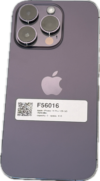 Apple iPhone 14 Pro Apple A16 Bionic (4 nm) 14 Pro Dunkellila Violett günstig gebraucht kaufen