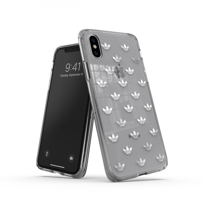adidas OR Snap case TREFOIL für iPhone X / Xs Silber günstig kaufen