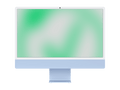 Apple iMac 24" Bleu, M4, CPU 10 cœurs et GPU 10 cœurs, 256 Go, 16 Go RAM, fin 2024