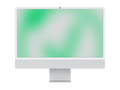 Apple iMac 24" Argent, M4, CPU 10 cœurs et GPU 10 cœurs, 2 To, 32 Go de RAM, verre nano-texturé, fin 2024