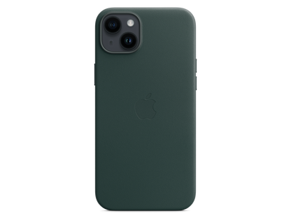 Apple iPhone 14 Plus Leder Case mit MagSafe Waldgrün günstig kaufen