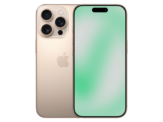 Apple iPhone 16 Pro Apple A18 Pro (3 nm) 16 Pro Titan Wüstensand Gold günstig gebraucht kaufen
