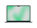 Apple MacBook Air 15" Mitternacht, M4, 10-Core CPU und 10-Core GPU, 256 GB, 16 GB RAM, Early 2025, CH