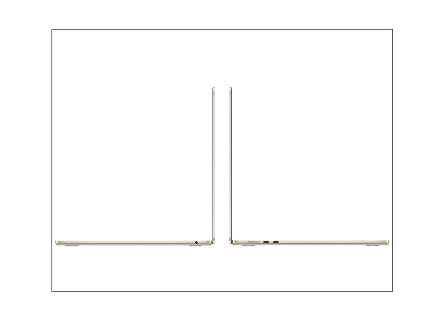 Apple MacBook Air 15 M4, 10-Core CPU und 10-Core GPU Early 2025 Polarstern Gold günstig gebraucht kaufen