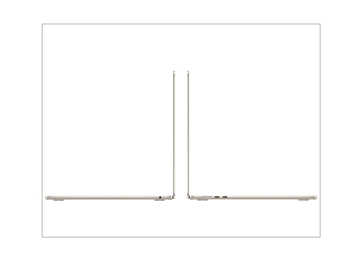 Apple MacBook Air 15 M4, 10-Core CPU und 10-Core GPU Early 2025 Polarstern Gold günstig gebraucht kaufen