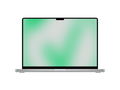 Apple MacBook Pro 16" Argent, M4 Max, CPU 14 cœurs et GPU 32 cœurs, 1 To, 36 Go de RAM, fin 2024, CH