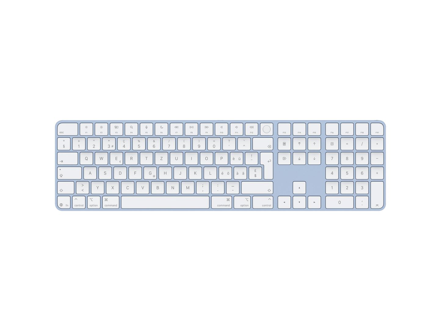 Apple Magic Keyboard mit Touch ID (2024) USB-C Blau CH-Layout kaufen