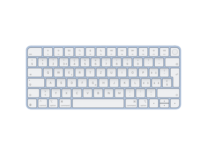 Apple Magic Keyboard mit Touch ID (2024) USB-C Blau CH-Layout kaufen