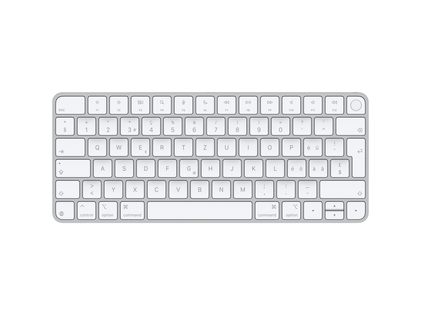 Apple Magic Keyboard mit Touch ID (2024) USB-C Silber CH-Layout günstig kaufen