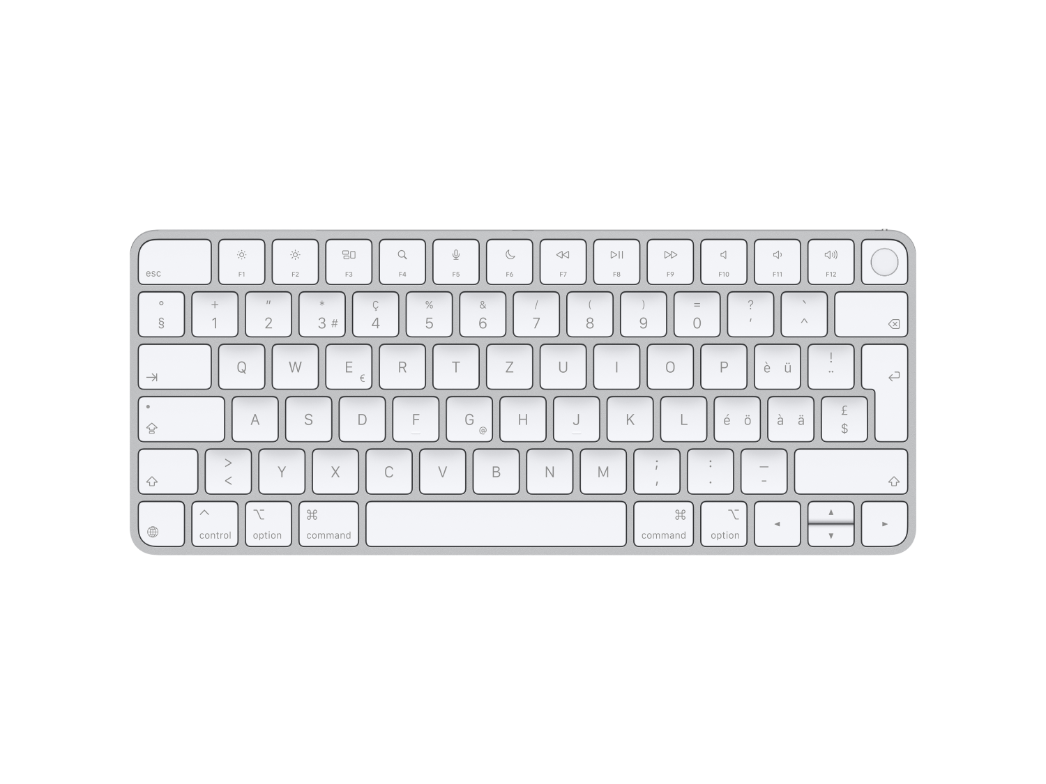 Apple Magic Keyboard mit Touch ID (2024) USB-C Silber CH-Layout günstig kaufen