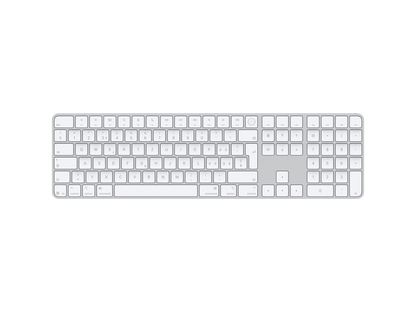 Apple Magic Keyboard mit Touch ID und Ziffernblock (2024) USB-C Silber CH-Layout günstig kaufen