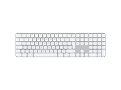Apple Magic Keyboard mit Touch ID und Ziffernblock DE-Layout Silber günstig kaufen