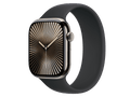 Apple Watch Hermès Series 10 GPS + Cellular, boîtier titane 46 mm, Naturel, bracelet personnalisé, d'occasion