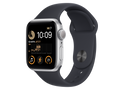 Apple Watch SE (2. Generation) GPS, 40 mm Aluminiumgehäuse, Silber, individuelles Armband