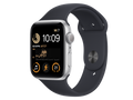 Apple Watch SE (2. Generation) GPS, 44 mm Aluminiumgehäuse, Silber, individuelles Armband