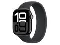 Apple Watch Series 10 GPS, 42 mm boîtier en aluminium, noir diamant, bracelet personnalisé
