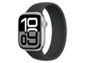 Apple Watch Series 10 GPS + Cellular, 42 mm aluminium case, silver custom strap