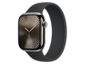 Apple Watch Series 10 GPS + Cellular, 42 mm Titangehäuse, Natur, individuelles Armband