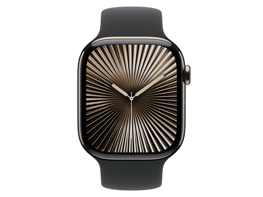 Apple Watch Series 10 46 mm S10 Series 10 Titangehäuse, Natur Silber günstig gebraucht kaufen