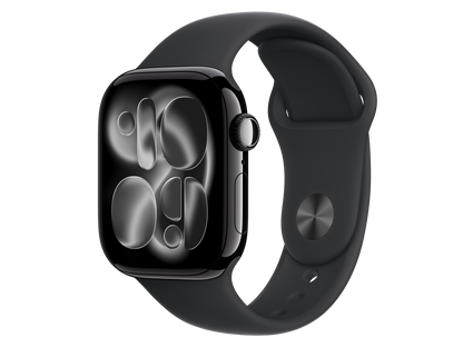 Apple Watch Series 11 42 mm S10 Series 11 Aluminiumgehäuse, Diamantschwarz Schwarz günstig gebraucht kaufen