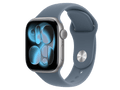 Apple Watch Series 11 GPS + Cellular, boîtier en aluminium de 42 mm, gris sidéral, bracelet personnalisé