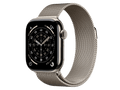 Apple Watch Series 11 GPS + Cellular, 42 mm Titanium Case, Natural, Custom Band