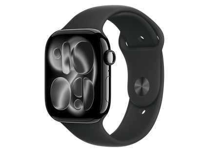 Apple Watch Series 11 46 mm S10 Series 11 Aluminiumgehäuse, Diamantschwarz Schwarz günstig gebraucht kaufen