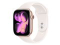 Apple Watch Series 11 GPS + Cellular, 46 mm Aluminiumgehäuse, Roségold, individuelles Armband