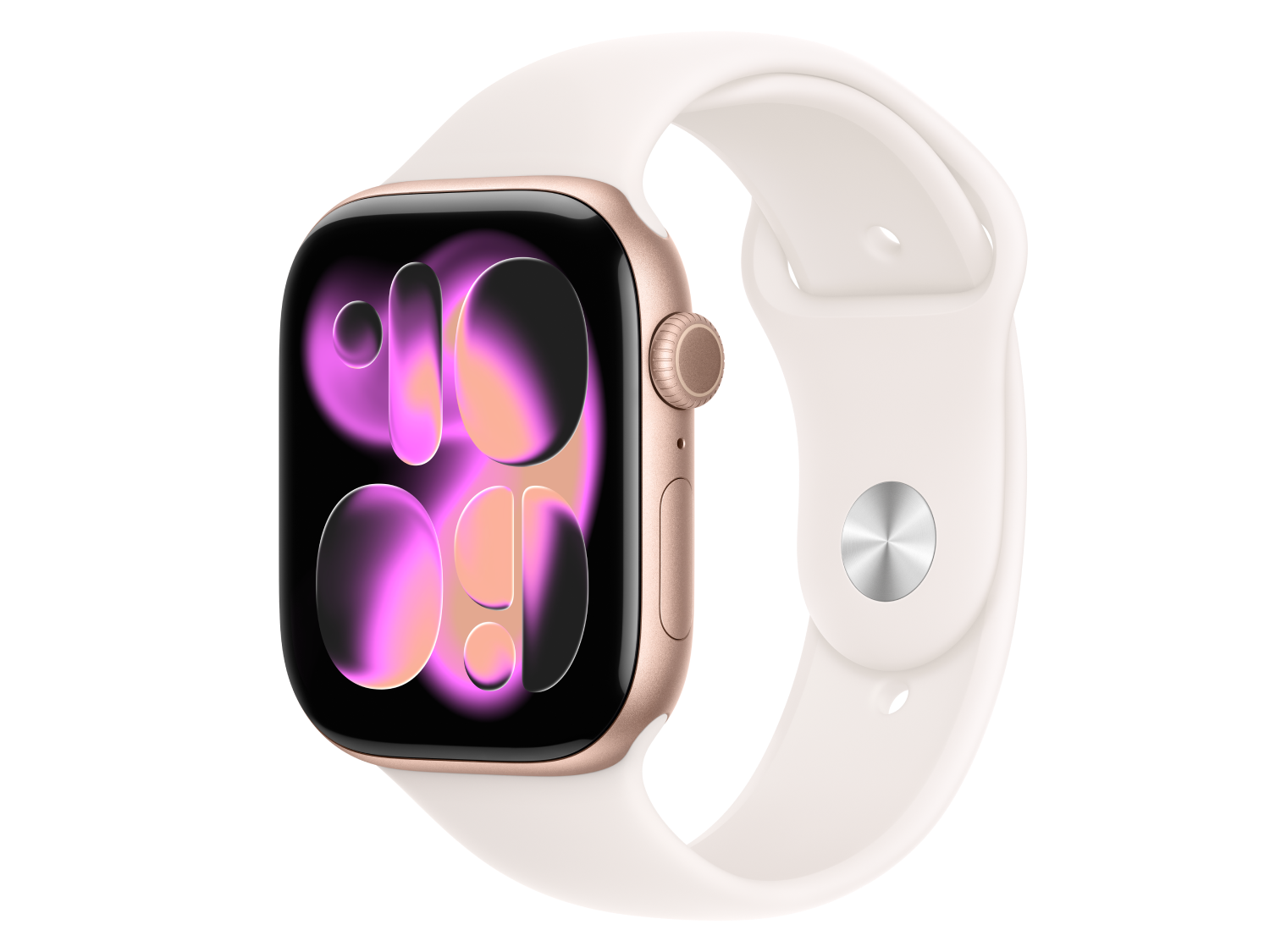 Apple Watch Series 11 46 mm S10 Series 11 Aluminiumgehäuse, Roségold Rosa günstig gebraucht kaufen