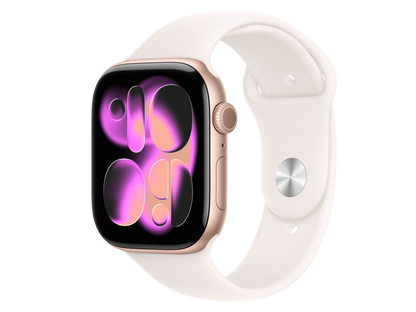 Apple Watch Series 11 46 mm S10 Series 11 Aluminiumgehäuse, Roségold Rosa günstig gebraucht kaufen
