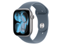 Apple Watch Series 11 GPS, boîtier en aluminium de 46 mm, gris sidéral, bracelet personnalisé