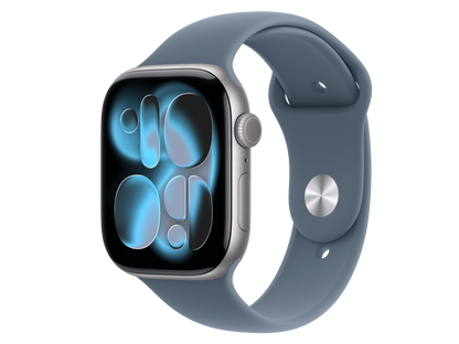 Apple Watch Series 11 46 mm S10 Series 11 Aluminiumgehäuse, Space Grau Grau günstig gebraucht kaufen