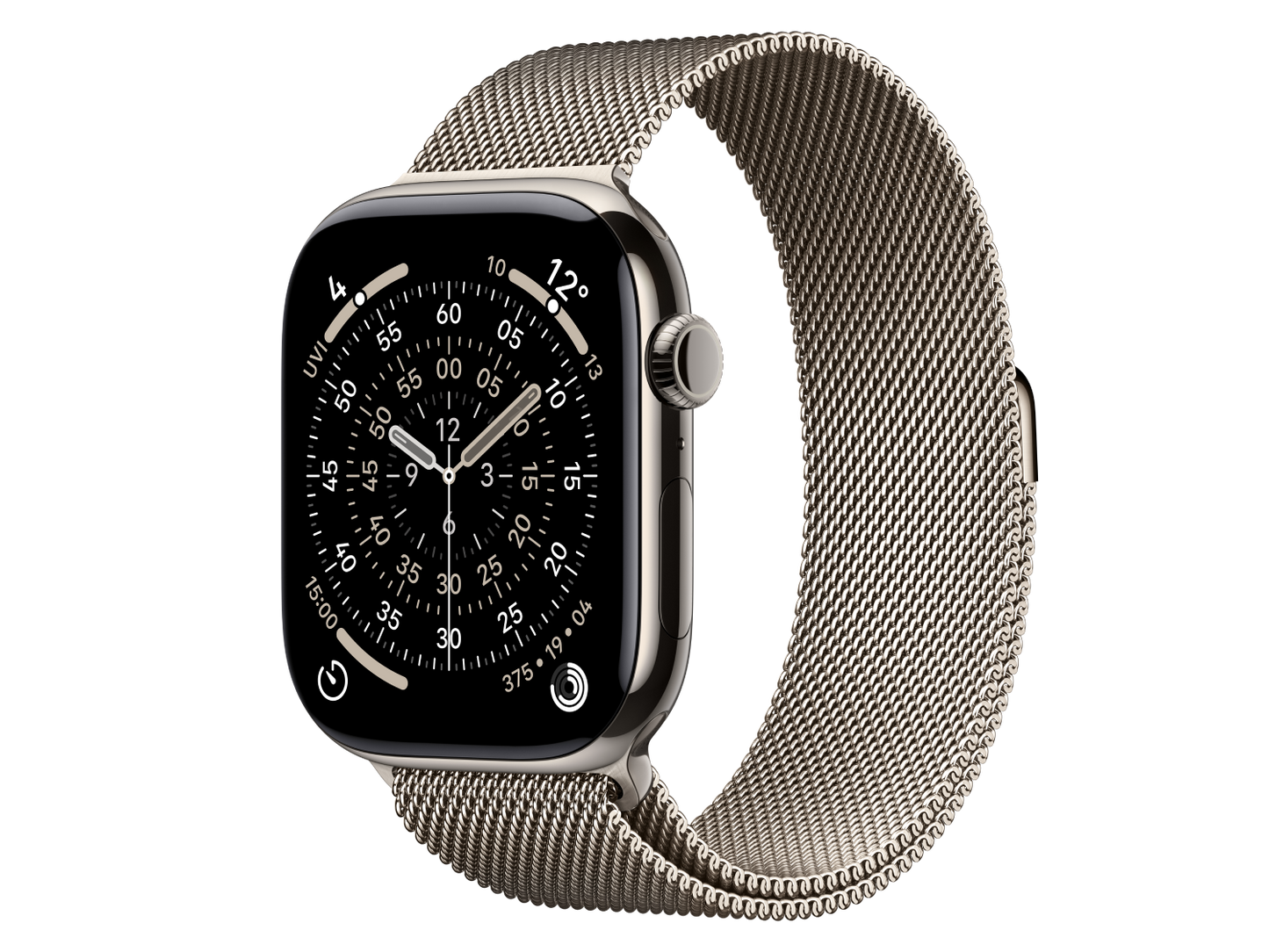 Apple Watch Series 11 46 mm S10 Series 11 Titangehäuse, Natur Silber günstig gebraucht kaufen