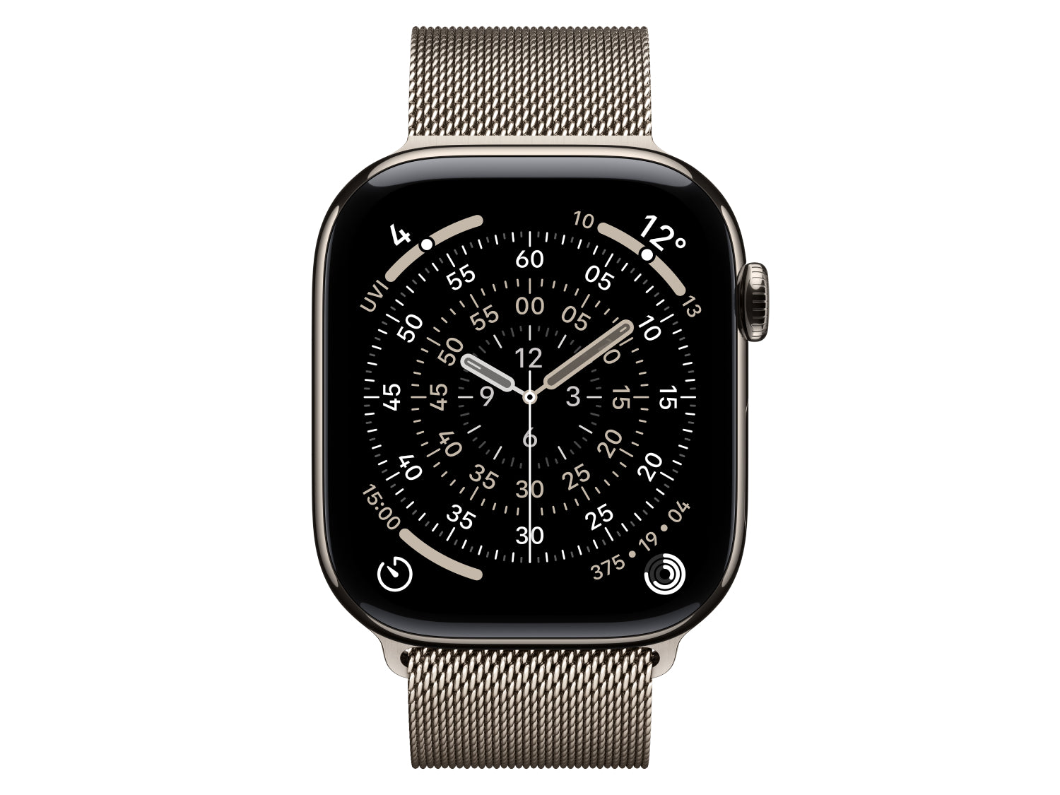 Apple Watch Series 11 46 mm S10 Series 11 Titangehäuse, Natur Silber günstig gebraucht kaufen