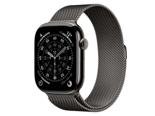 Apple Watch Series 11 46 mm S10 Series 11 Titangehäuse, Schiefer Schwarz günstig gebraucht kaufen