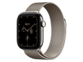 Apple Watch Series 12 GPS + Cellular, 42 mm titanium case, natural, custom band