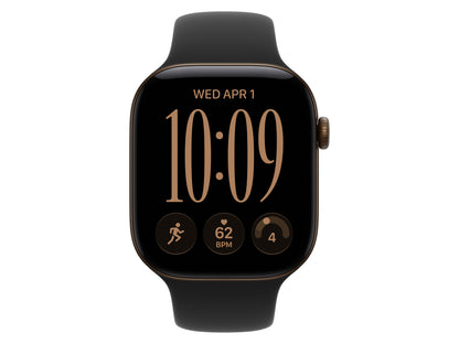 Apple Watch Series 12 GPS + Cellular, 46 mm Aluminiumgehäuse, Dunkelbronze, individuelles Armband kaufen