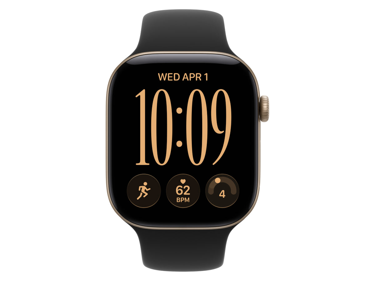Apple Watch Series 12 GPS + Cellular, 46 mm Aluminiumgehäuse, Lichtgold, individuelles Armband kaufen