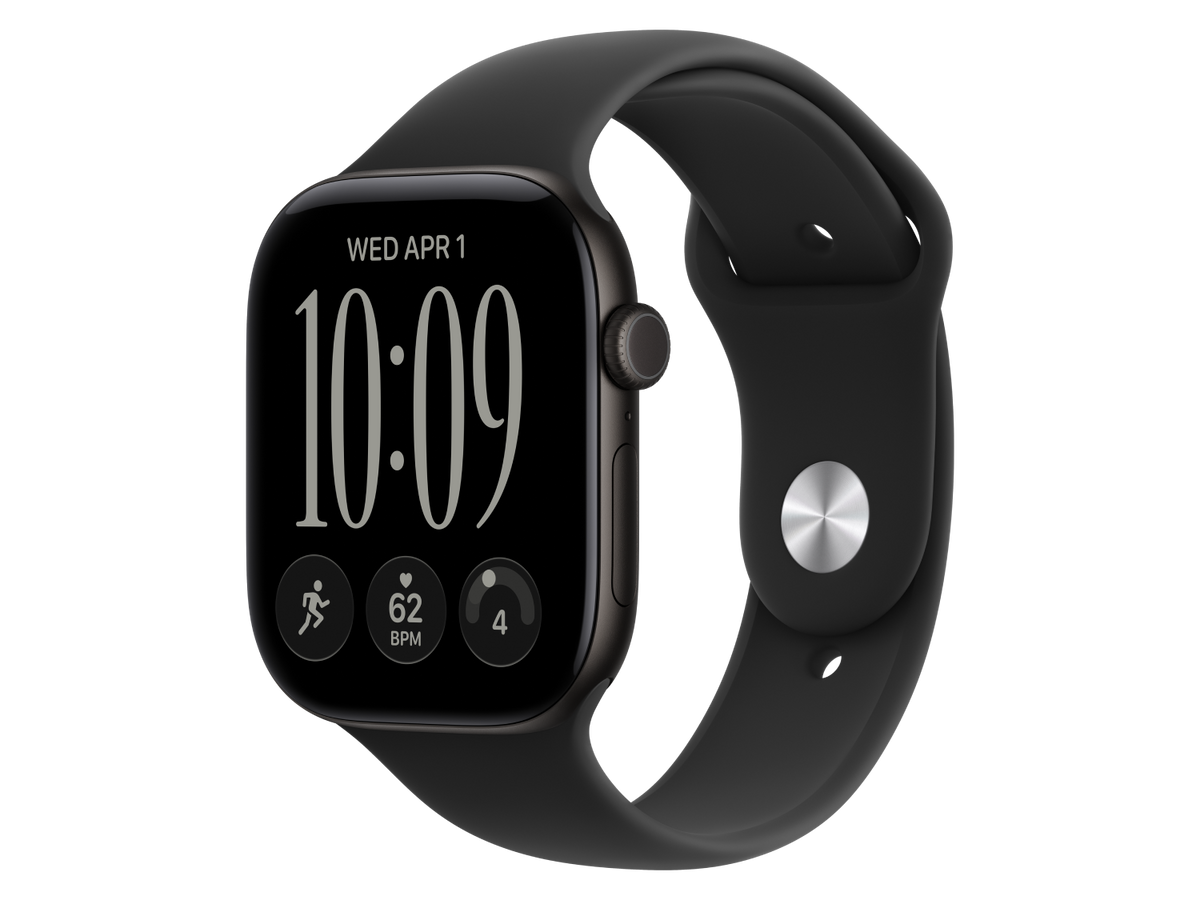 Apple Watch Series 12 GPS + Cellular, 46 mm Aluminiumgehäuse, Schwarz, individuelles Armband kaufen