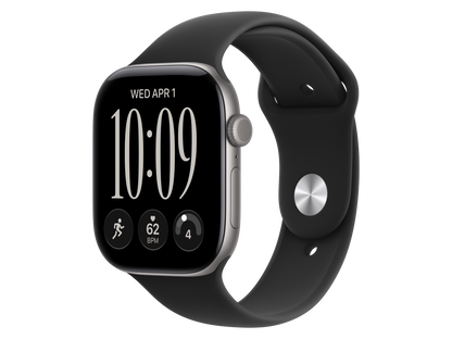 Apple Watch Series 12 GPS + Cellular, 46 mm Aluminiumgehäuse, Space Grau, individuelles Armband kaufen