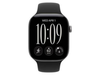 Apple Watch Series 12 GPS + Cellular, 46 mm Aluminiumgehäuse, Space Grau, individuelles Armband kaufen