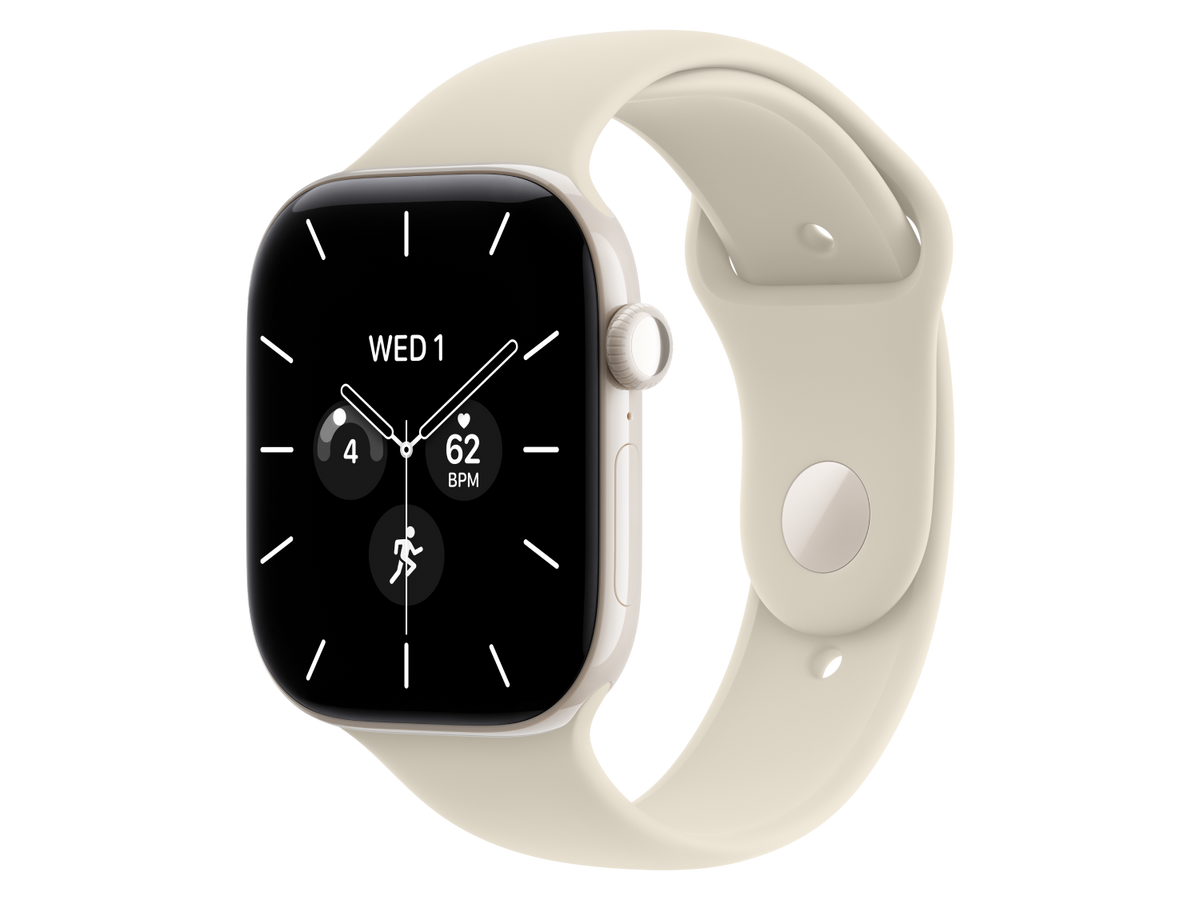 Apple Watch Series 12 GPS + Cellular, 46 mm Keramikgehäuse, Weiss, individuelles Armband kaufen