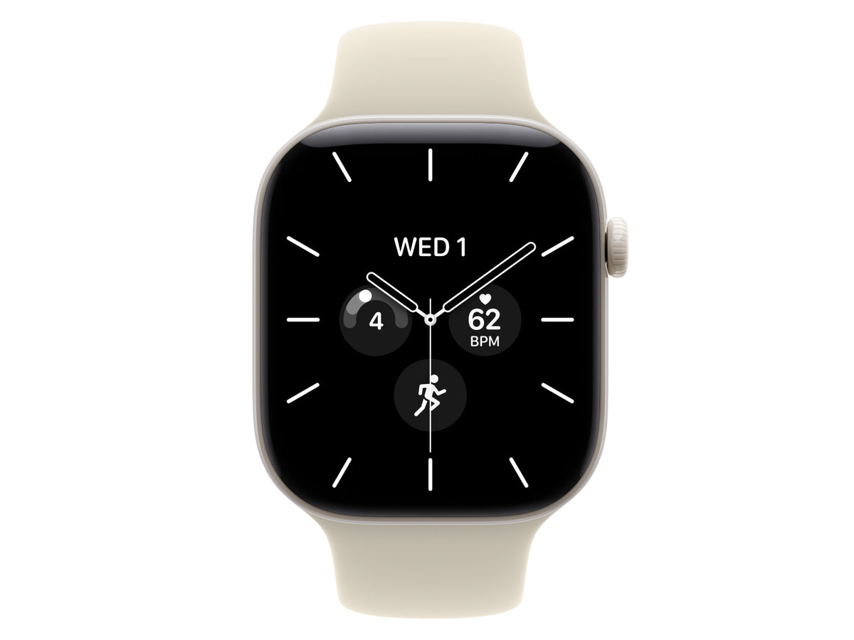 Apple Watch Series 12 GPS + Cellular, 46 mm Keramikgehäuse, Weiss, individuelles Armband kaufen