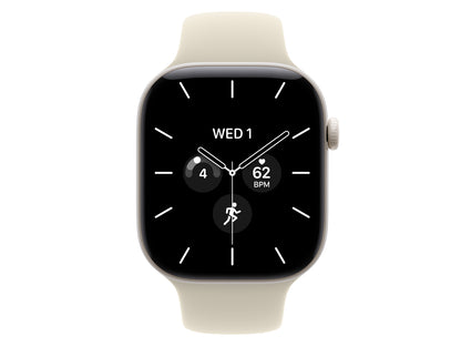 Apple Watch Series 12 GPS + Cellular, 46 mm Keramikgehäuse, Weiss, individuelles Armband kaufen
